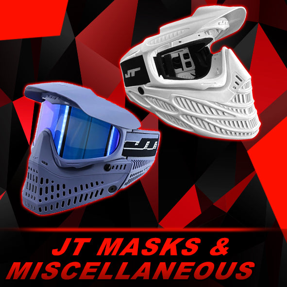 JT Bandana Series Proflex SE Paintball Mask - Black — 724 Custom Prints