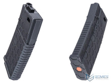 Load image into Gallery viewer, EMG Hexmag Licensed 230rd Polymer Mid-Cap Magazine for M4 / M16 Series Airsoft AEG Rifles (Color: Black / Single Magazine)
