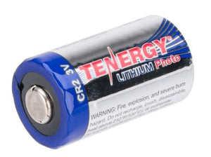 Tenergy High Performance Lithium 3V 750mAh CR2 Batteries (Quantity: Pack of 2)