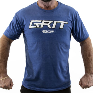 Men’s Crew Shirt, Grit Blue