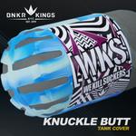 Load image into Gallery viewer, Bunker Kings - Knuckle Butt Tank Cover - WKS Shred - Cyan
