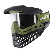 Load image into Gallery viewer, JT Bandana Series Proflex Paintball Mask - Green w/ Clear Lens
