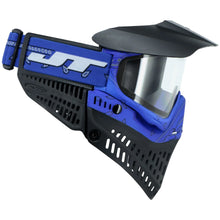 Load image into Gallery viewer, JT Bandana Series Proflex Paintball Mask - Blue w/ Clear Lens
