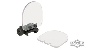 Matrix Flip-up QD Scope Lens / Sight Shield Protector (Color: Black / 2 Lens)