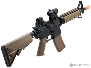 Colt Licensed M4 CQB-R SOPMOD LiPo Ready Airsoft AEG w/ Metal Gearbox (Package: Tan / Add 9.6v NiMH Battery + Charger)