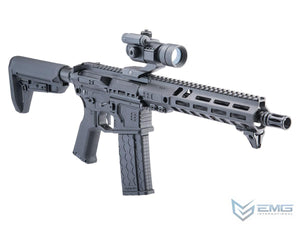 EMG Hexmag Licensed 230rd Polymer Mid-Cap Magazine for M4 / M16 Series Airsoft AEG Rifles (Color: Black / Single Magazine)