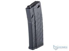 Load image into Gallery viewer, EMG Hexmag Licensed 230rd Polymer Mid-Cap Magazine for M4 / M16 Series Airsoft AEG Rifles (Color: Black / Single Magazine)
