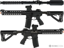 Load image into Gallery viewer, G&amp;G CM16 &quot;Predator&quot; Airsoft AEG Rifle with Keymod Rail (Color: Black)
