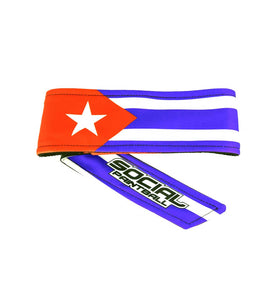 Social Paintball Headband-Cuban Flag