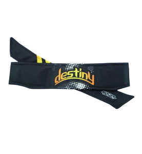 Social Paintball Headband-Destiny Yellow Black