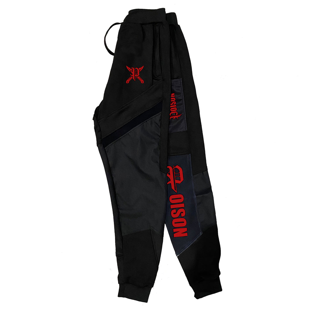 POISON JOGGERS BLACK / RED
