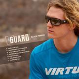Load image into Gallery viewer, VIRTUE V-GUARD POLARIZED SUNGLASSES - BLACK MIRROR
