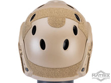 Load image into Gallery viewer, Emerson Basic PJ Type Tactical Airsoft Bump Helmet w/ Flip-down Visor (Tan)
